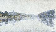 Paul Signac fog herblay France oil painting artist